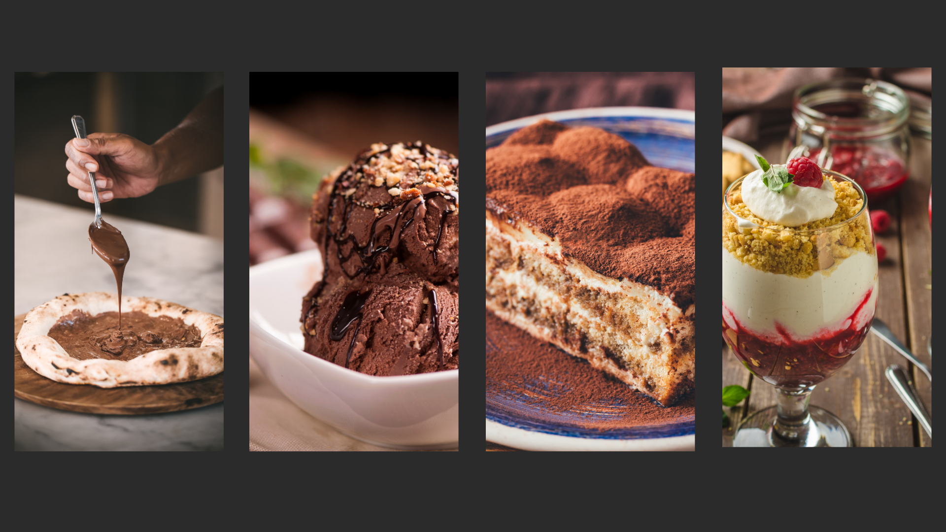 Différents desserts